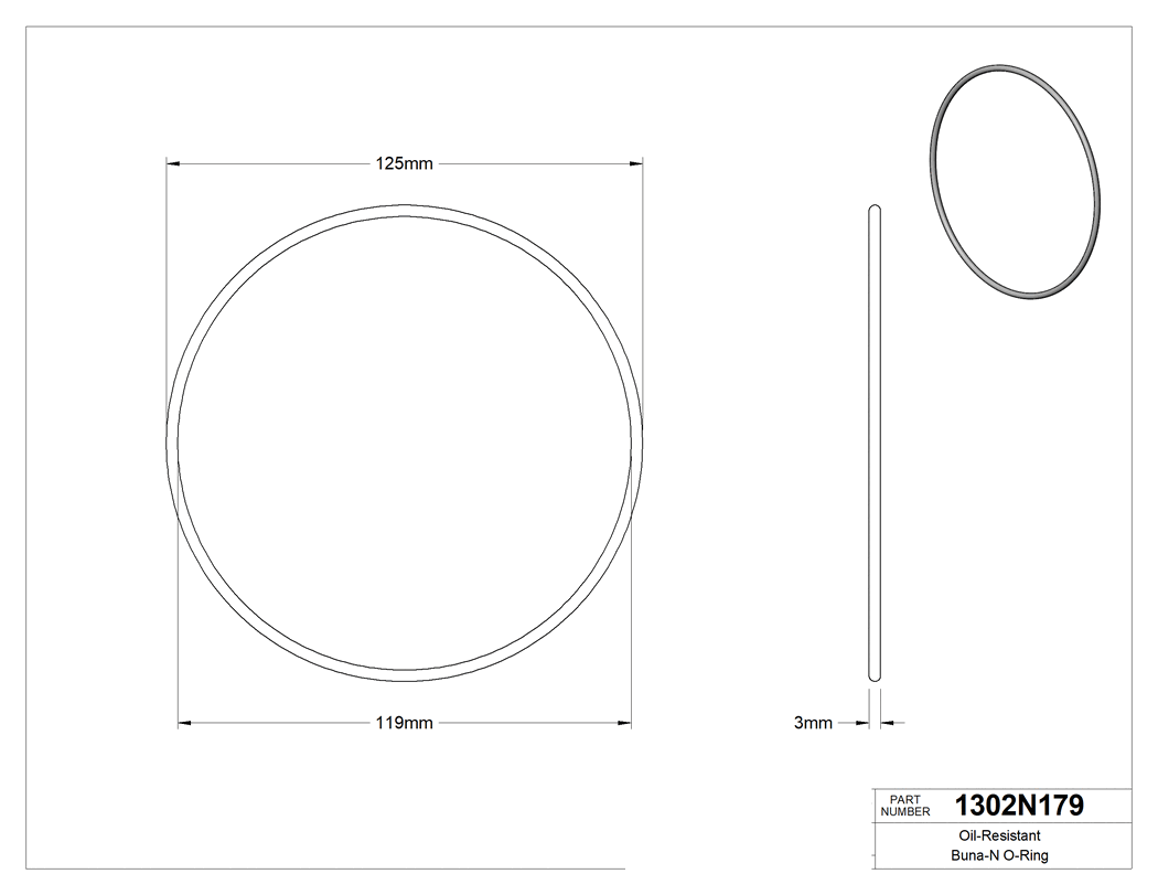 Technical drawing - 1302N179
